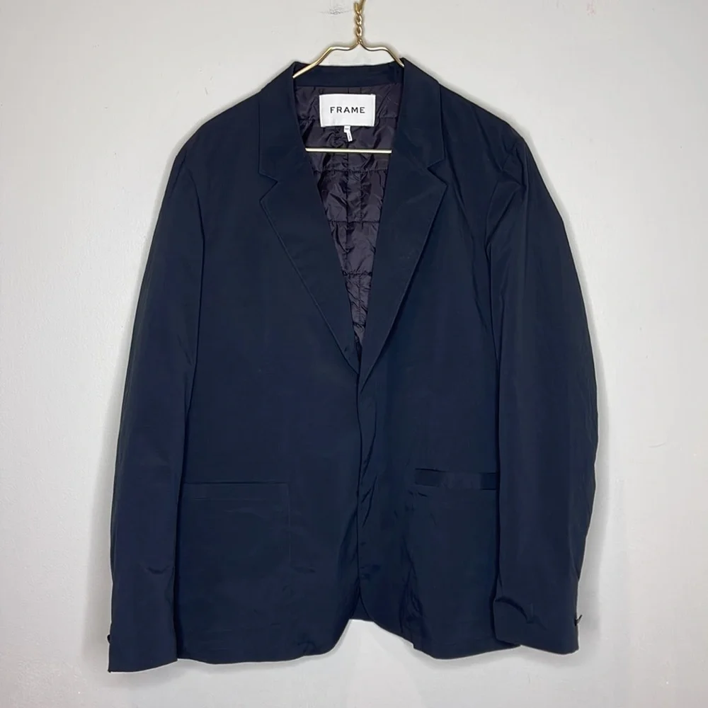 Frame‎ Padded Shell Blazer in Black